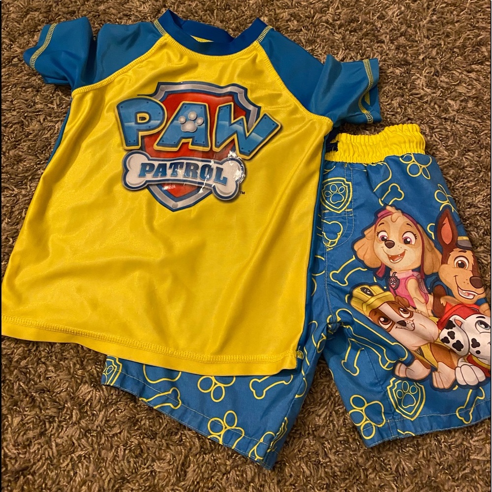 Paw Patrol Boys Rash Guard Set 4T